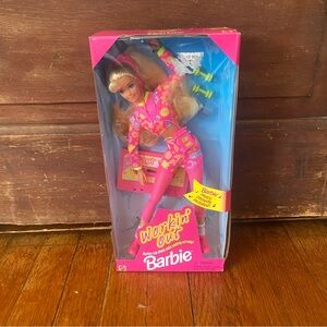 Vintage 1996 Workin’ Out Barbie Doll